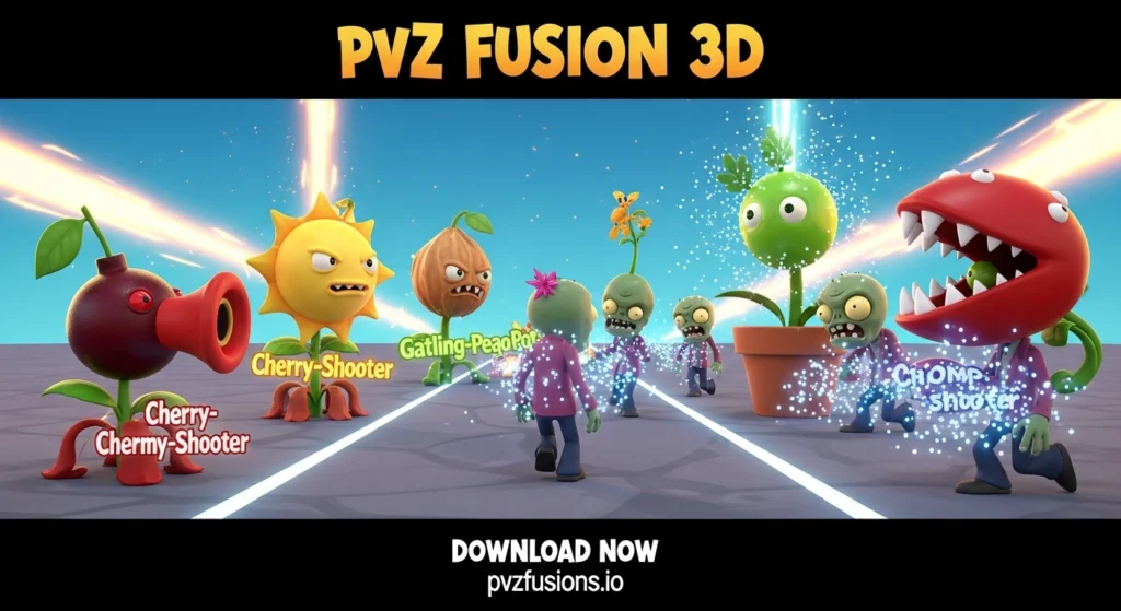 PVZ Fusion Three-D 1 PVZ Fusion 3D